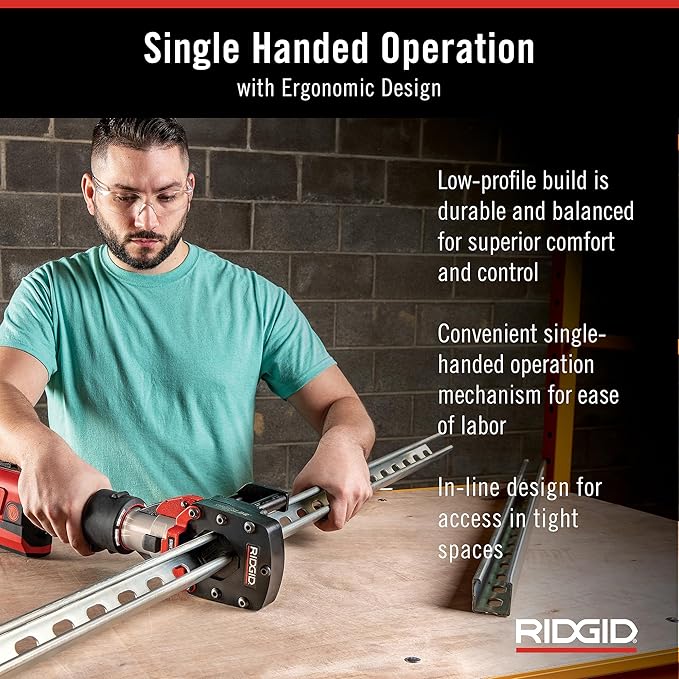 RIDGID 67193 Model RP 351 ProPress Standard Press Tool Corded Kit with Corded ProPress Tool, Press Tool Jaws (1/2" to 2"), and Case
