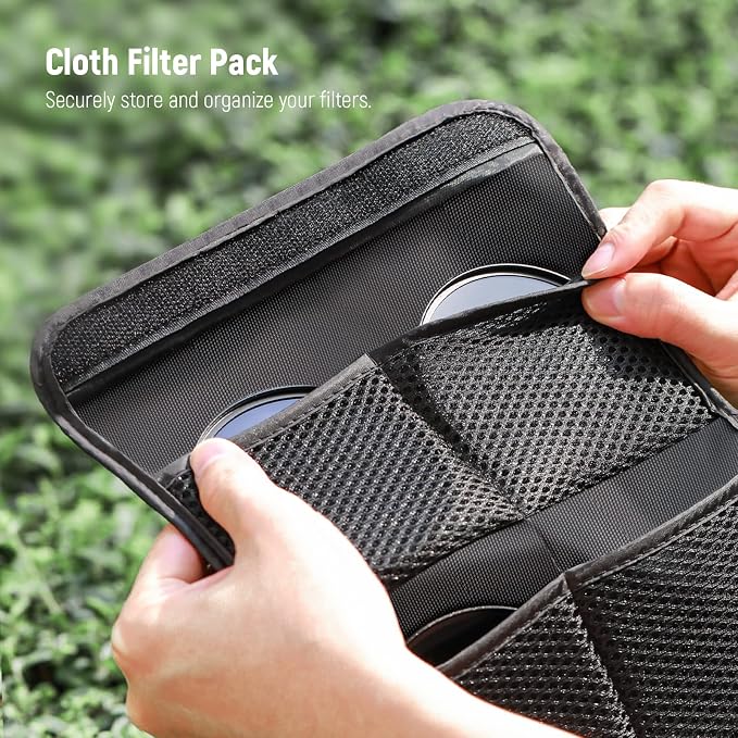 NEEWER 77mm ND Lens Filter Kit: UV, Lens Hood and Lens Cap Compatible