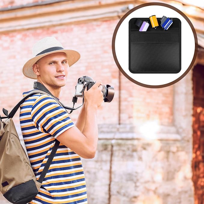 2 Pieces Filmguard Bag Waterproof Storage Carrying Case Xray Proof Bags Film