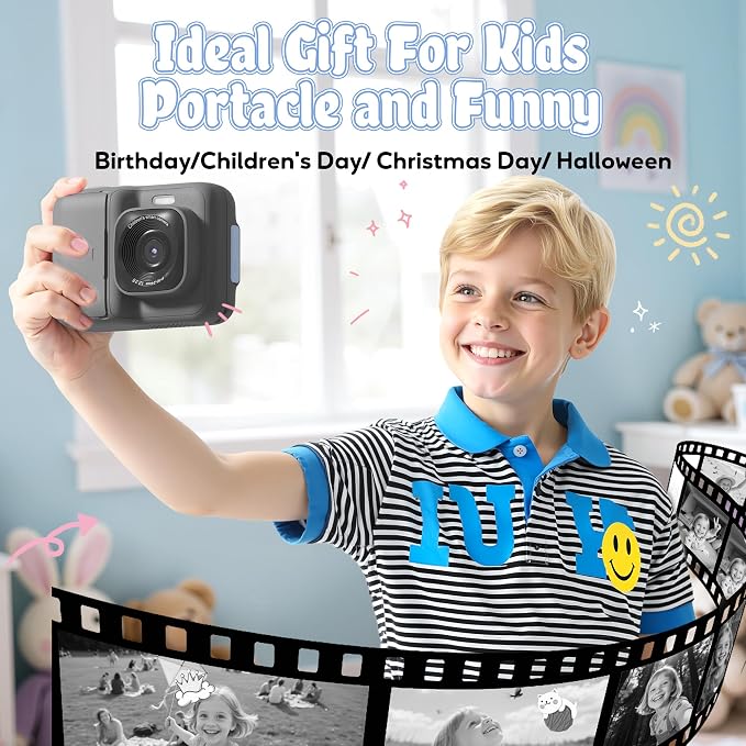 Kids Camera, 1080P Instant Digital Print Camera