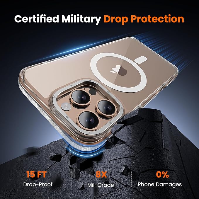 toushion 3 in 1 for iPhone 16 Pro Case Clear