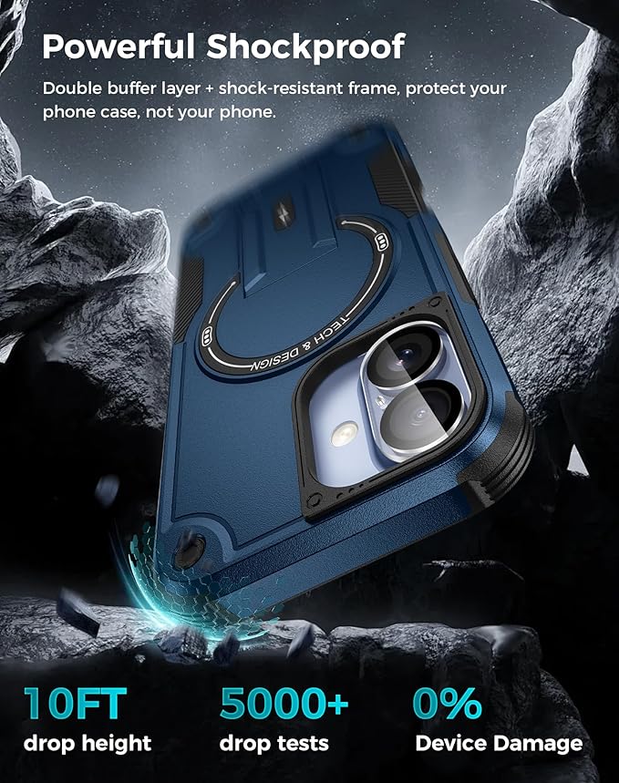 Goton for iPhone 17 Case with Privacy Tempered Glass Screen Protector & Camera