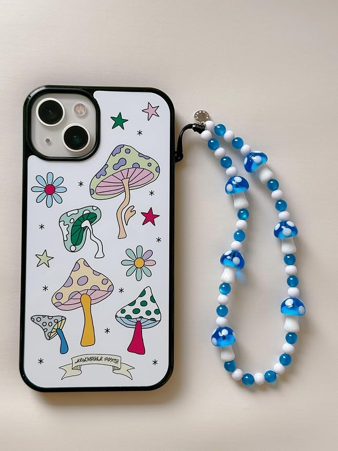 Drawwind Phone Charm Beaded Wristlet Strap Universal Cell Phone Lanyard Cute