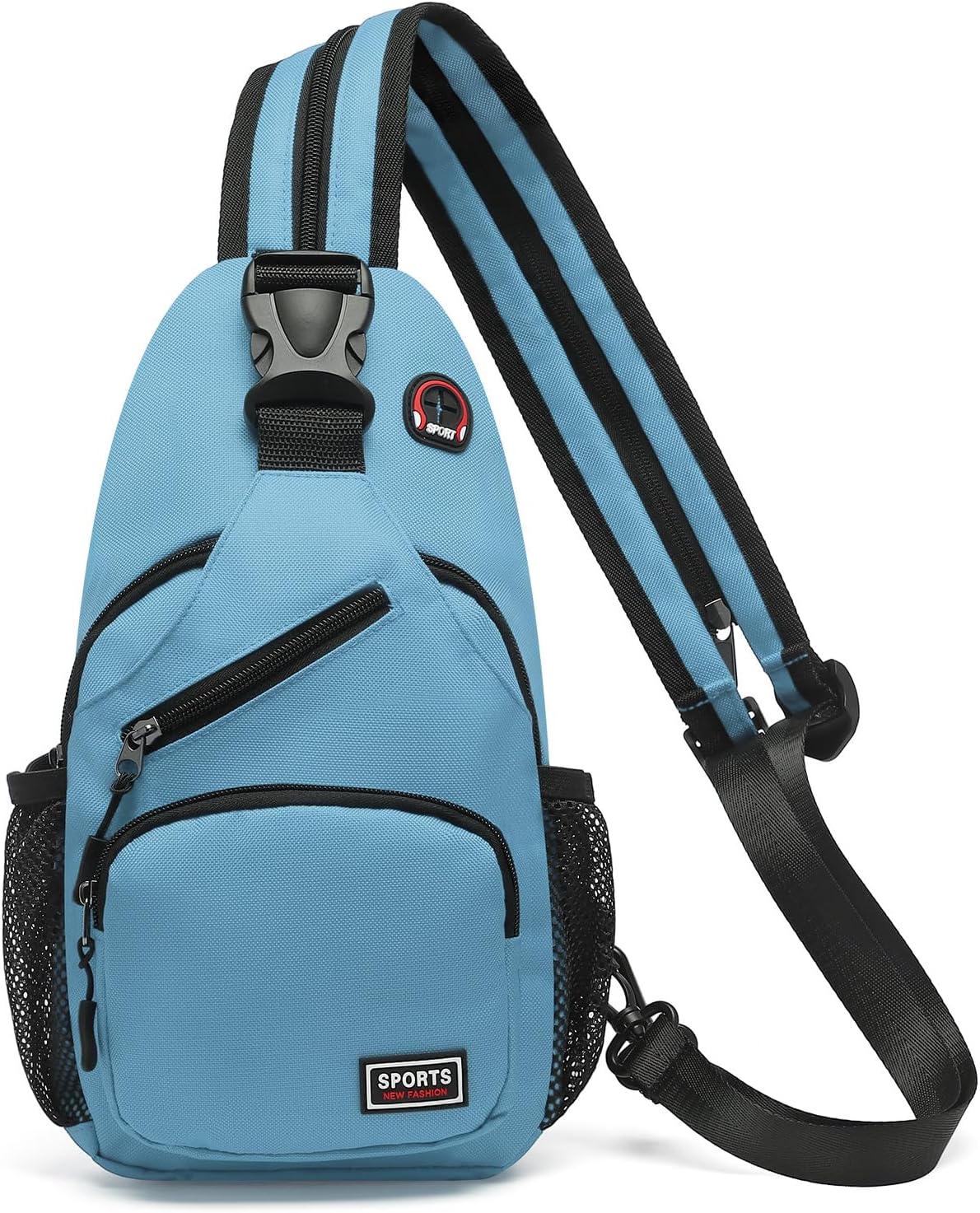 Skiennix Convertible Sling Bag - Lightweight Crossbody Backpack for 7.9" Tablet | Casual Travel & Hiking (Blue)