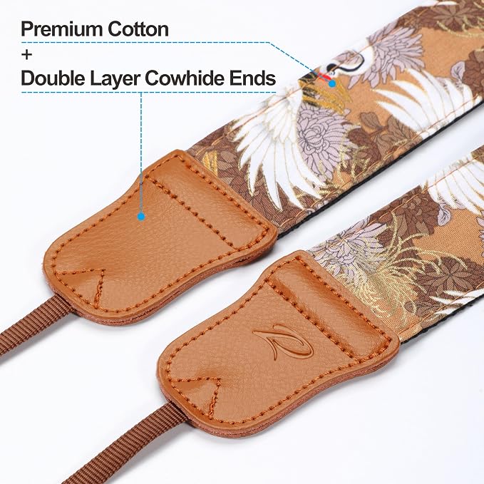 Padwa Lifestyle Brown Crane Camera Strap