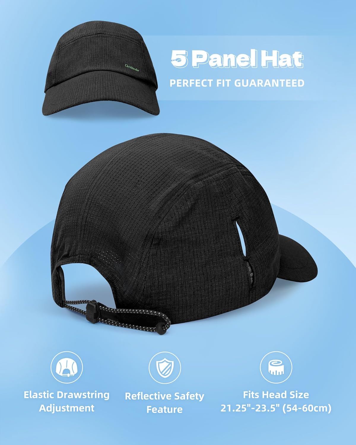 Skiennix Performance Hat - Lightweight Breathable Mesh Running Cap for Golf, Cycling & Tennis