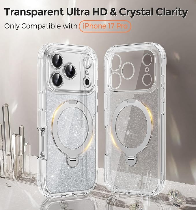 Twinkle Design Privacy Case for iPhone 17 Pro