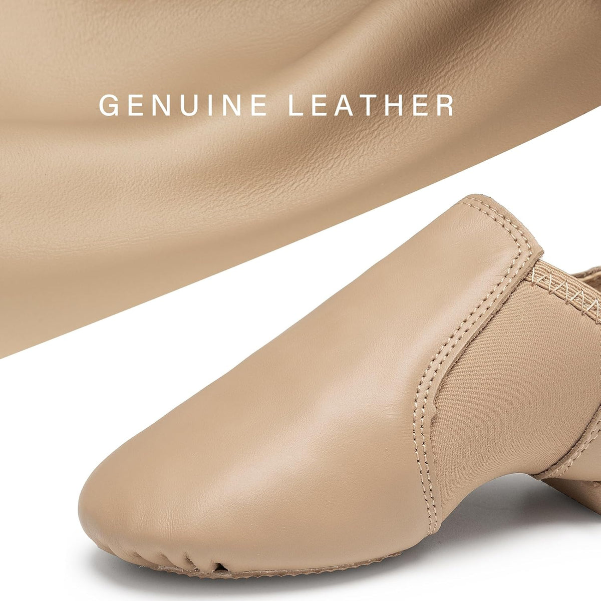 Stelle Jazz Shoes - Slip-On Leather Dance Shoes for Kids | Toddler to Big Kid Sizes