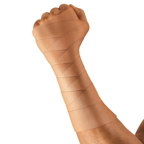Leukotape P Rigid Medical Tape - Non-Elastic Sports Tape for Joint Support - 1.5 in x 15 yds, Beige