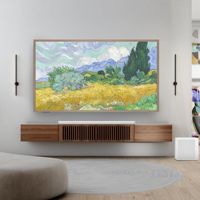 Hisense 75“ Hi-QLED S7 CanvasTV Series 4K UHD Google Smart Art TV (75S7SG, 2026 New) - 144Hz, Art Mode, Anti-Glare Panel, Dolby Vision HDR, Hi-Matte Display, Frame & UltraSlim Wall Mount Included