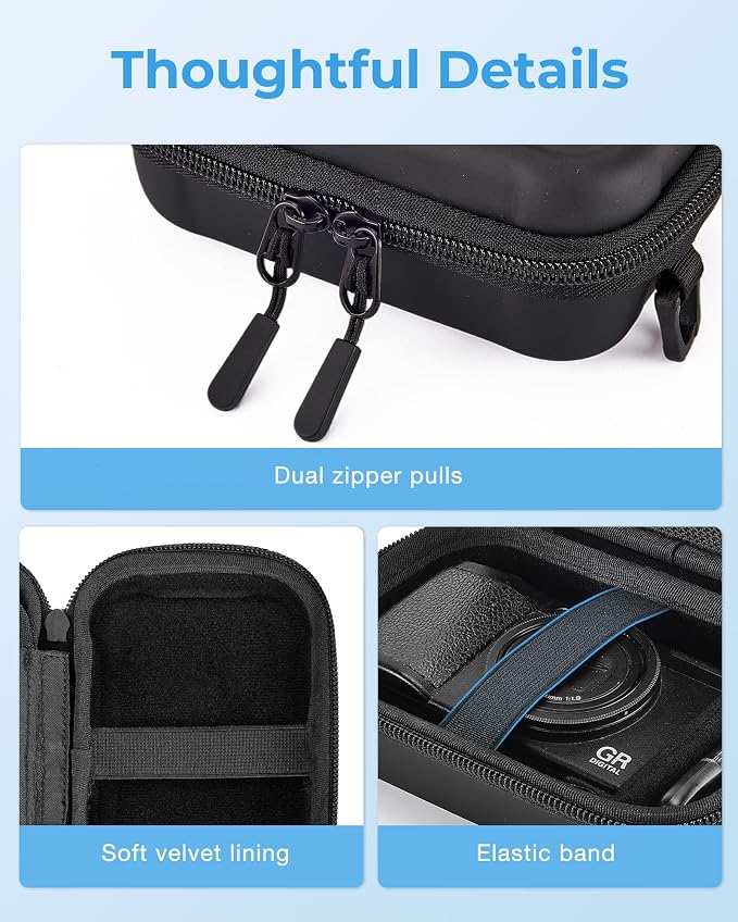 BAGSMART Digital Camera Case, Waterproof & Protective Small Camera Bag