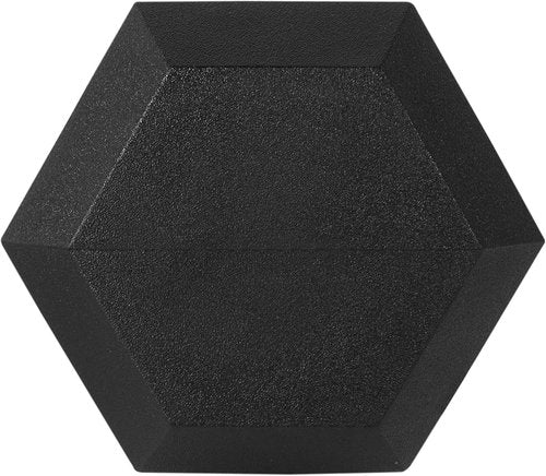 Fitvids Premium Hex Dumbbells - Rubber Encased, 35LB Pair for Enhanced Strength Training