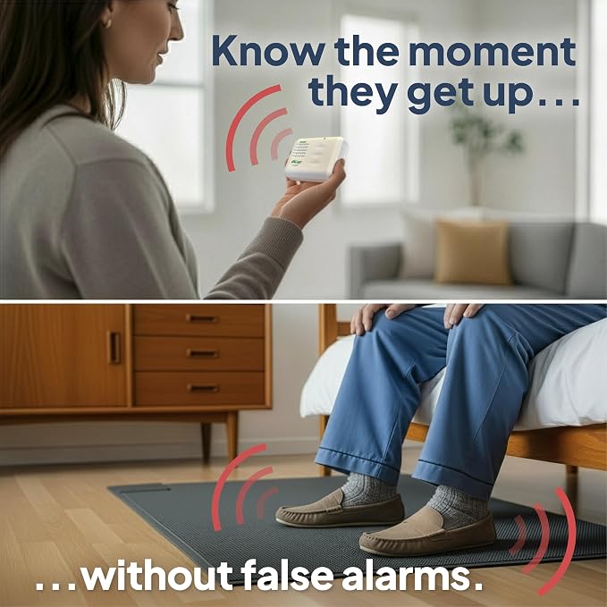 Smart Caregiver Floor Mat Alarm and Pager System