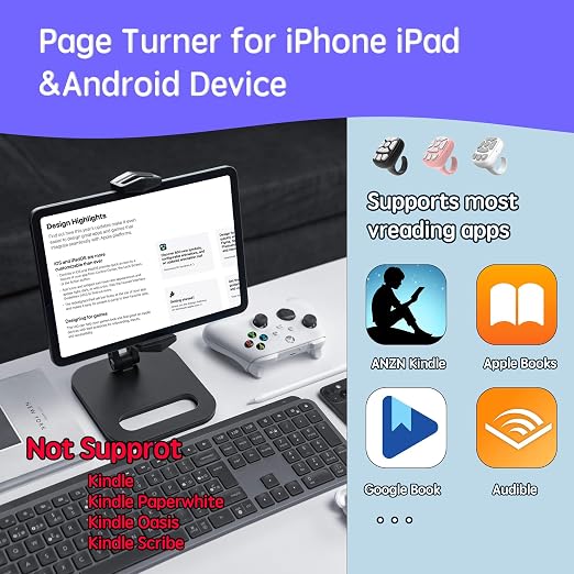 Novzix TikTok Scrolling Ring for iPhone