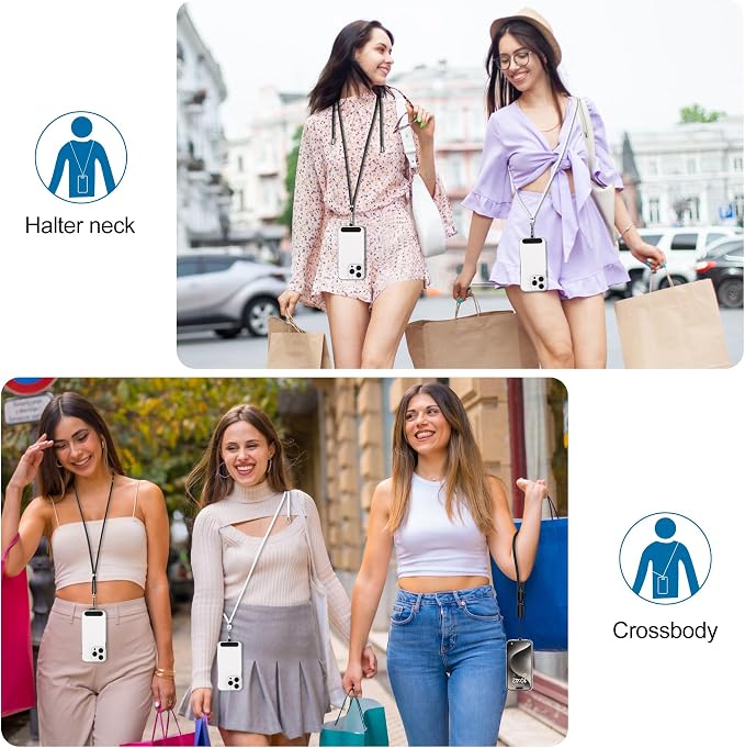 takyu Phone Lanyard, 2 Pack Adjustable CellPhone Lanyard Crossbody Neck Strap