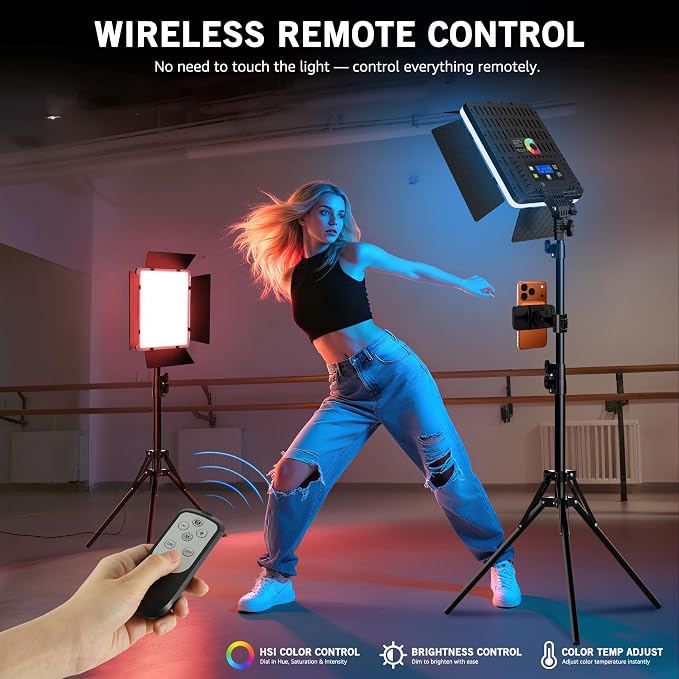 NiceVeedi 40W RGB Photography Lighting