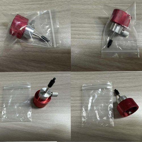 Elecbee Airsoft Propane Filling Adapter - Reusable Non-Leaking Gas Refill with Silicone Oil Port for Green Gas Cans