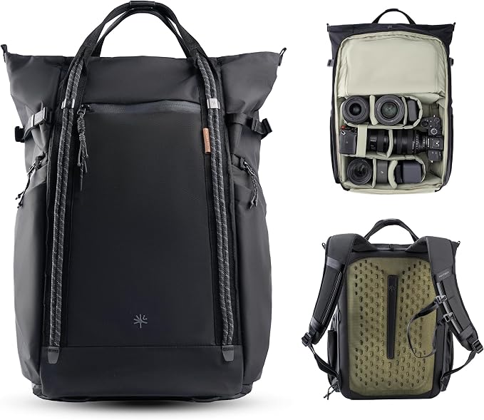 PGYTECH OneGo Roamer Tote Camera Backpack, 18L Water-Resistant Dual Carry Tote