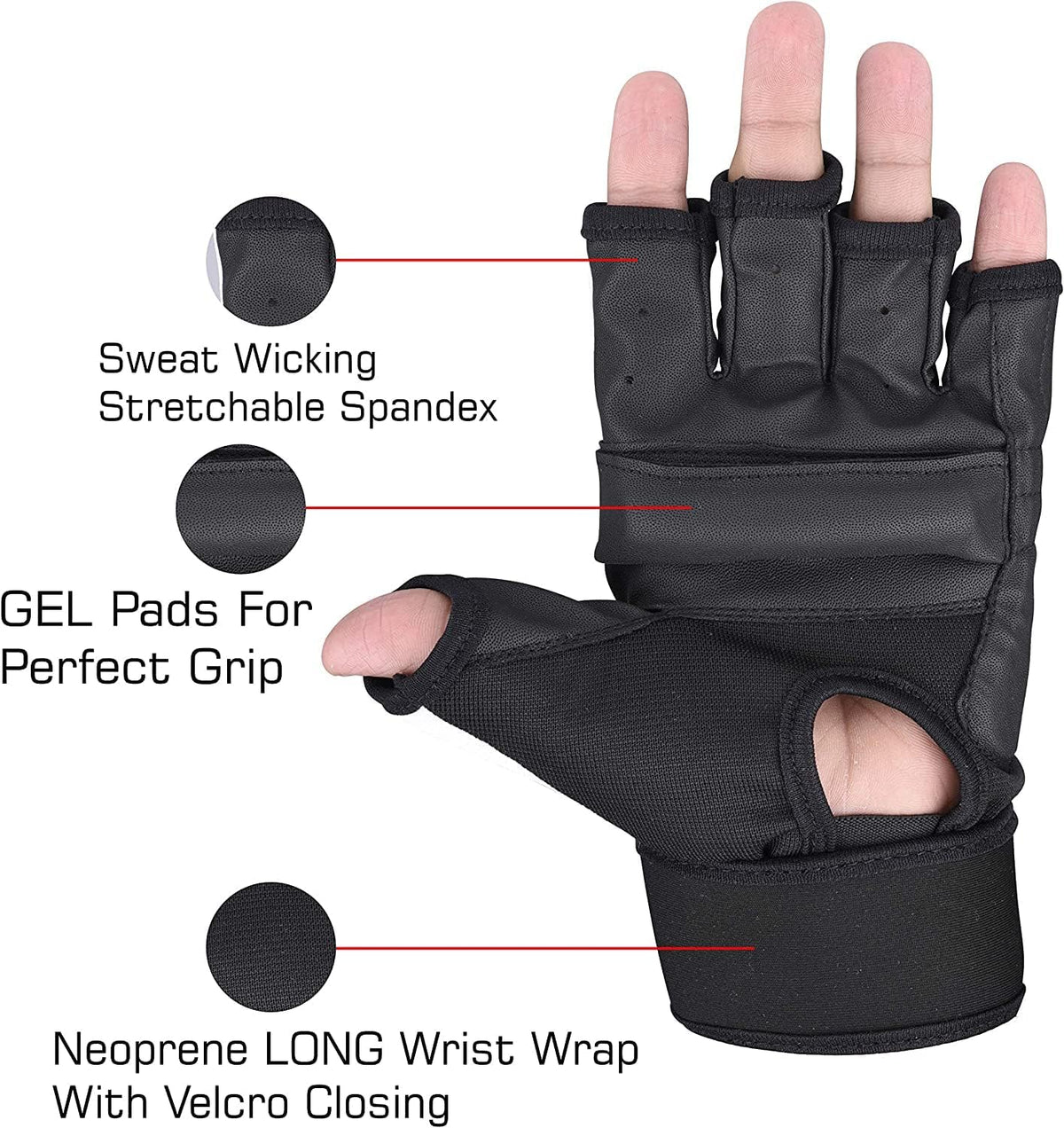 SAWANS Boxing Gloves - Durable Punch Bag Mitts for MMA, Karate, Taekwondo Training | Versatile Combat Gear
