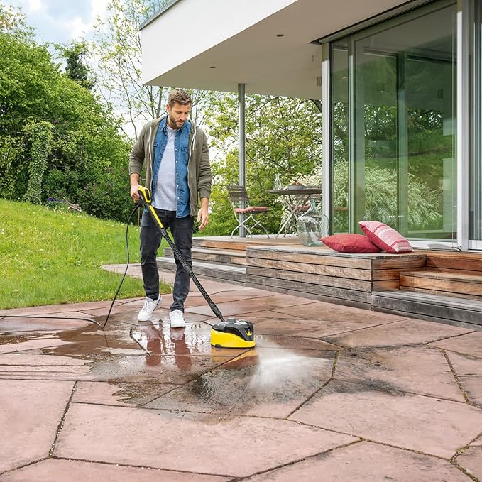 Kärcher - T 7 Plus T-Racer 11" Electric Power Pressure Washer Surface Cleaner Attachment - 32" Extension Wand Included - 2600 PSI - For Kärcher K4-K5