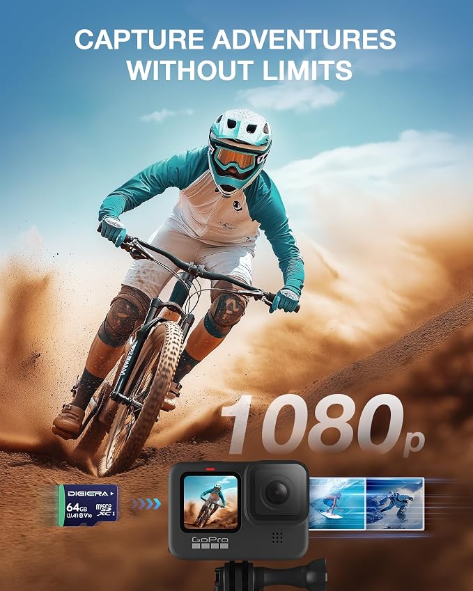 DIGIERA 64GB CT100 microSDXC UHS-I Memory Card