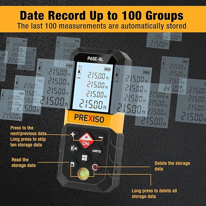 PREXISO 215Ft Laser Measure