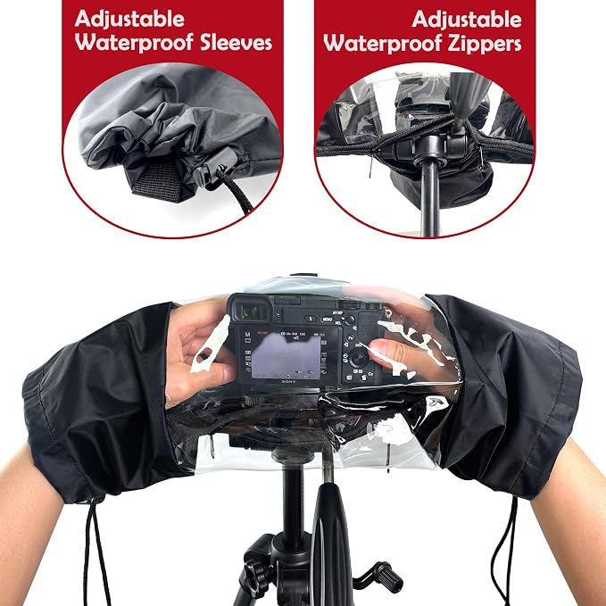 BlingKingdom Waterproof Camera Rain Cover, Professional Sleeve Dust Proof