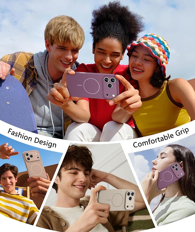 FNTCASE for iPhone 17 Pro Case: Integrated Silicone Phone Cases