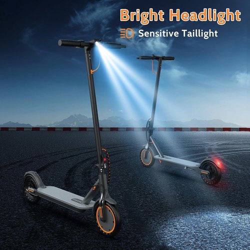 MAXSHOT Electric Scooter - High-Speed Folding E-Scooter with Dual Suspension | 350W/500W Motor, 21-28 Miles Range, 8.5/10/14" Tires