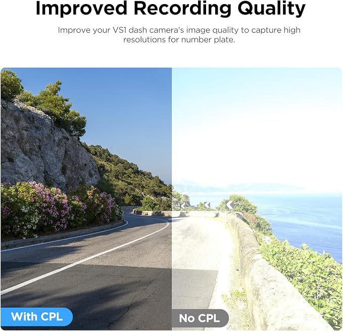 VIOFO CPL-300 Filter, Anti-Glare Circular Polarizing Lens