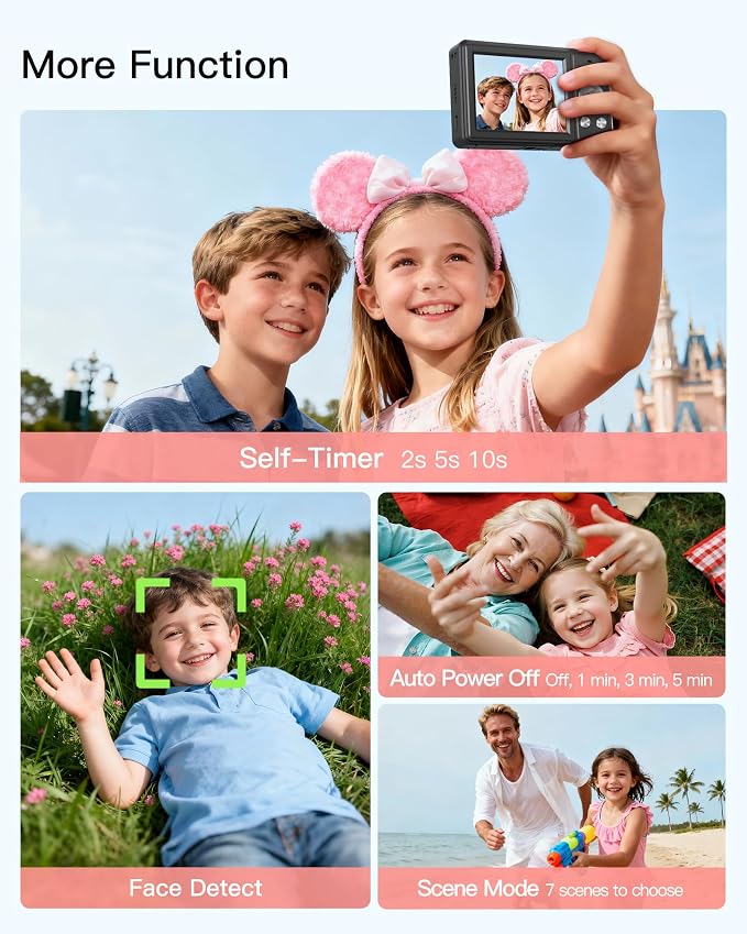 Digital Camera, FHD 1080P Point and Shoot Camera