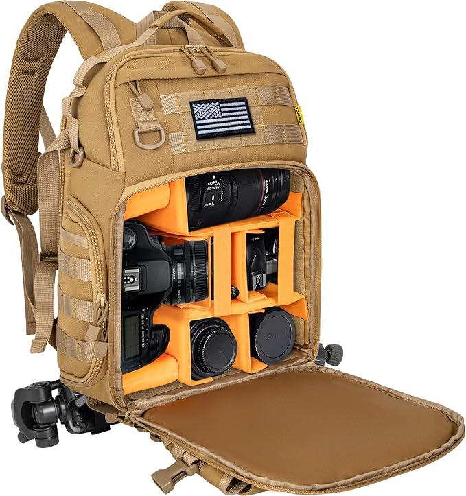 TORIBIO Camera Backpack for DSLR/SLR/Mirrorless Photography Camera,