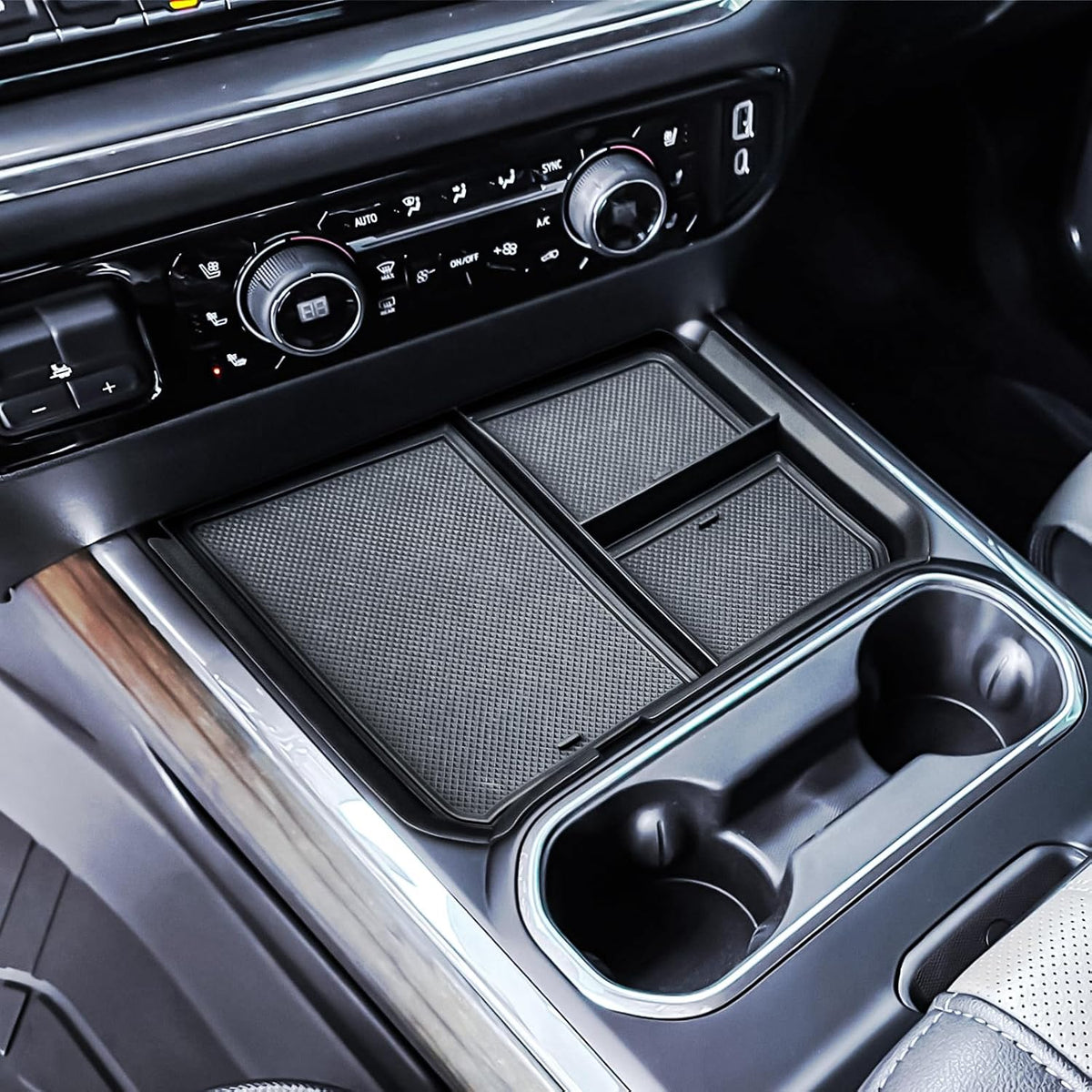 Front Center Console Organizer Tray for Chevy Silverado 2500HD/3500HD
