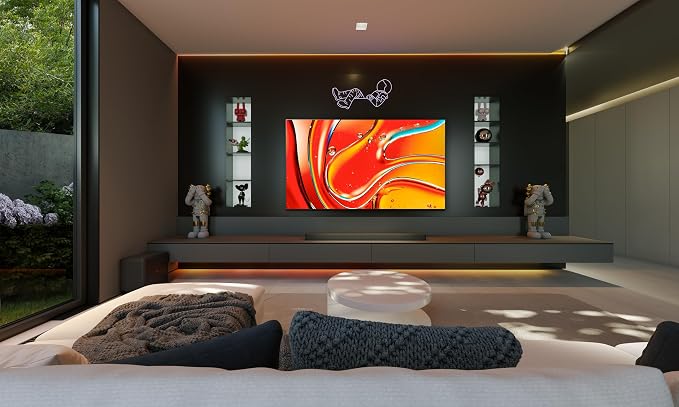Sony 75 Inch BRAVIA 7 Mini LED QLED 4K HDR Smart Google TV (K-75XR70) | XR Processor with AI Technology, Dolby Vision/Atmos, PS5 Features, XR Backlight Master Drive, 4K movie credits included