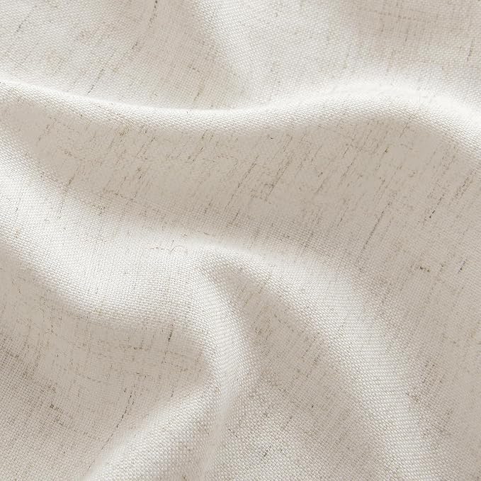 Memory Trained Pinch Pleated Curtains 132 Inches Long, Viral Linen Pinch Pleat