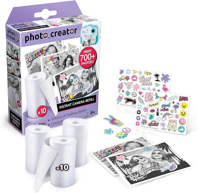 Canal Toys Photo_Creator Instant Print Camera Refill set- includes 10 rolls of
