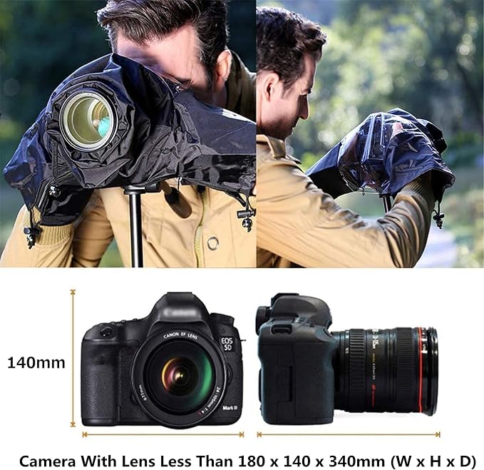 DSLR Mirrorless Camera Rain Cover Coat Sleeve Dust Proof