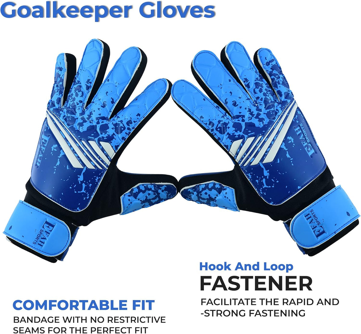 Skiennix Soccer Goalkeeper Gloves - Strong Grip for Kids & Youth | Perfect for Football Matches
