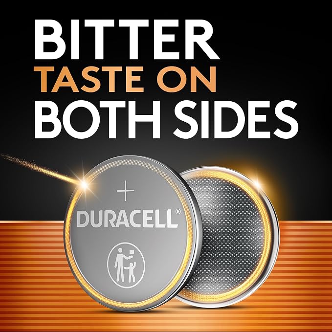 Duracell CR2032 Lithium Battery 3 Volt, Child Safety Features, Compatible