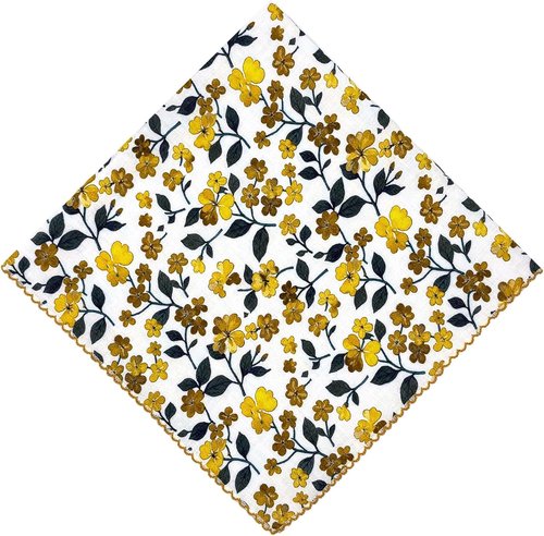 100% Cotton Bandana for Women by [Brand Name] - Soft Multi-Purpose Square Scarf | 21x21 Inches