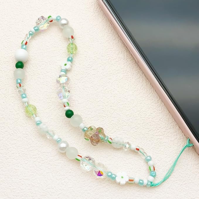 Beaded Camera Wrist Strap Cute Digital Camera Charm Lanyard Phone Chain