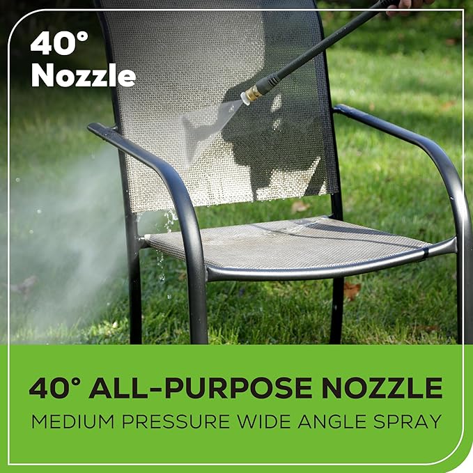 Greenworks Compact Electric Pressure Washer, 1.2 GPM (CSA Certified, Lightweight, 20 FT Tangle-Free Hose, 35 FT Power Cord) Great For Cars, Fences, Patios, Driveways, Decks and Patios