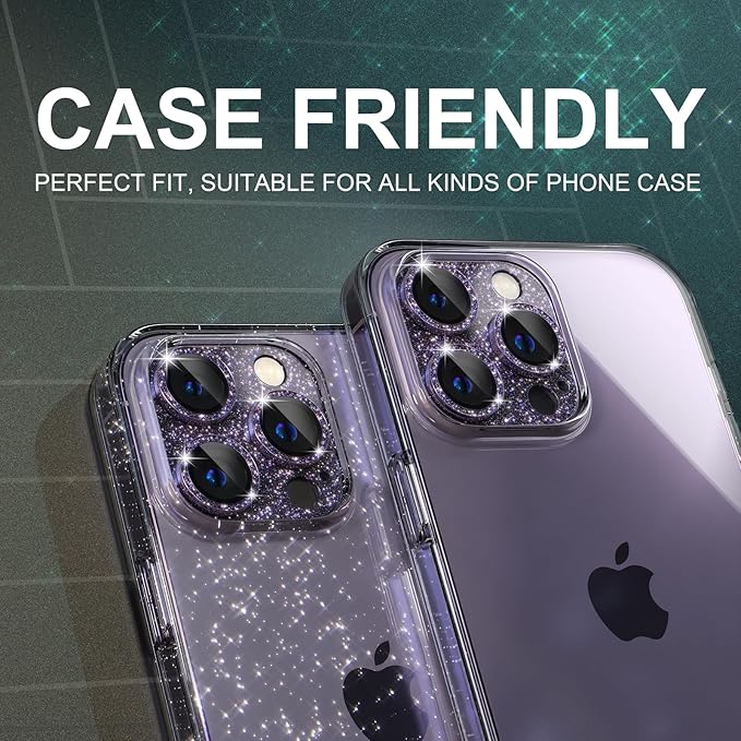 Choiche for iPhone 14 Pro/iPhone 14 Pro Max Camera Lens Protector, Bling Camera