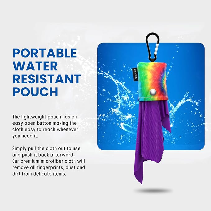 Microfiber Cloth & Glasses Wipes Lens & Glasses Cleaning Cloth