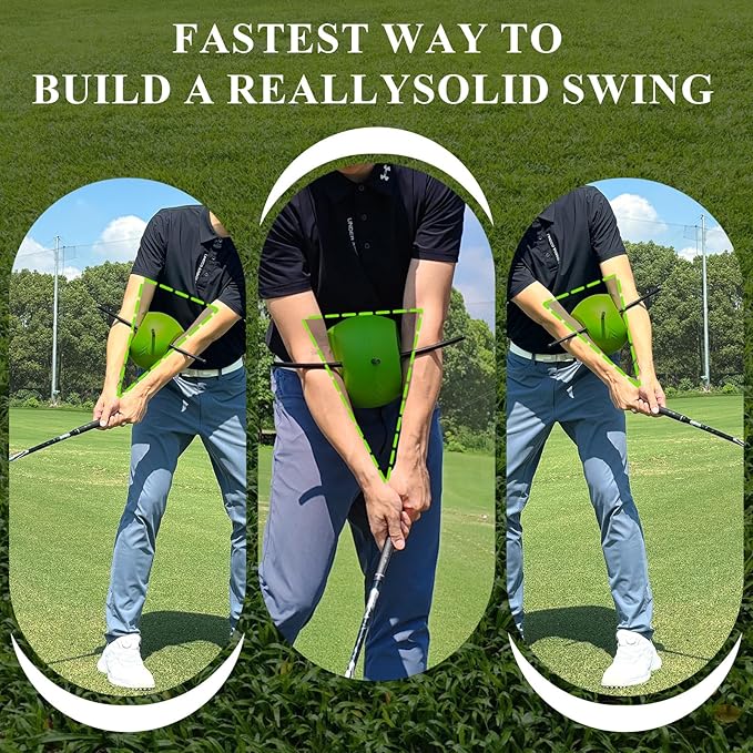 The Connector Golf Training Aid, Golf Swing Trainer for Posture Correction Practice, Golf Swing Training Aid
