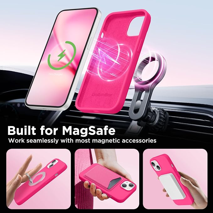 GolbinBox Magnetic for iPhone 15 Case, Compatible