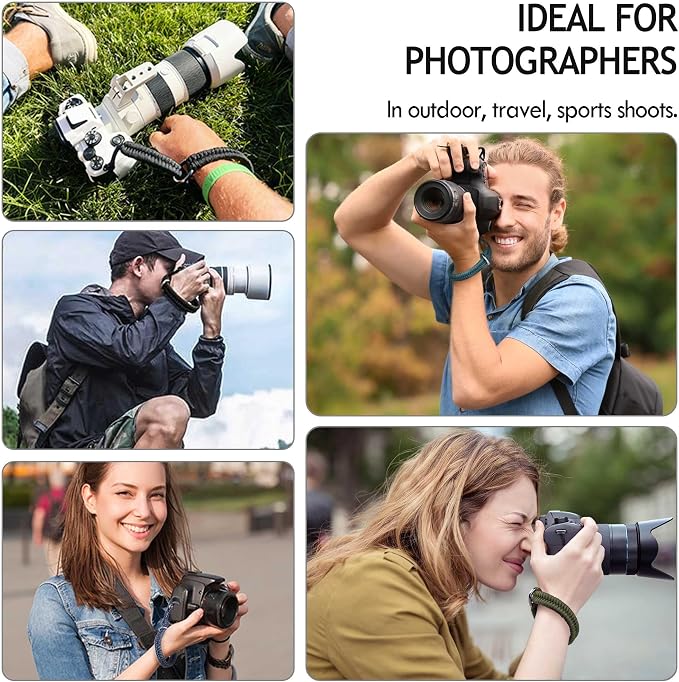 AQAREA Camera Wrist Strap for DSLR Mirrorless Camera, Quick Release Camera Hand