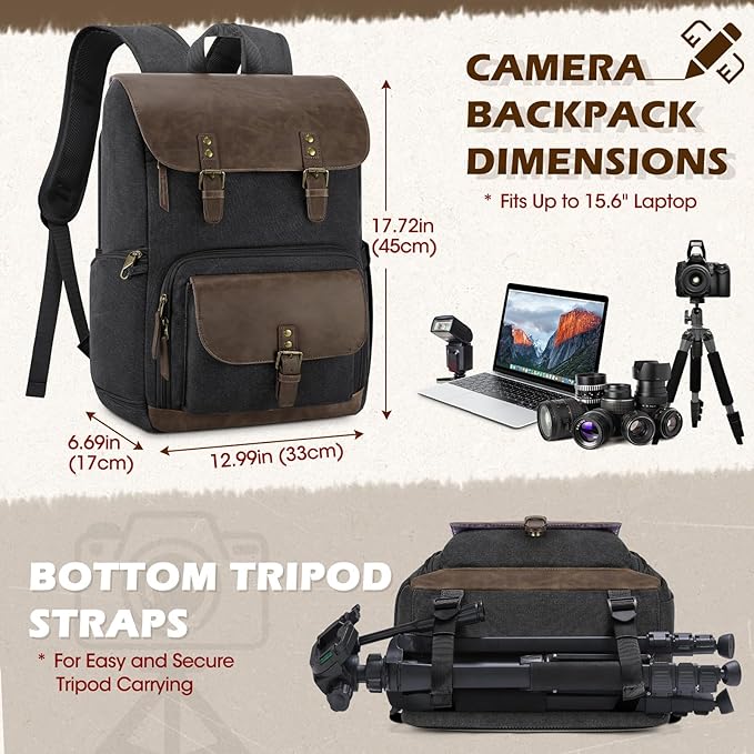 RAINSMORE Camera Bag Professional