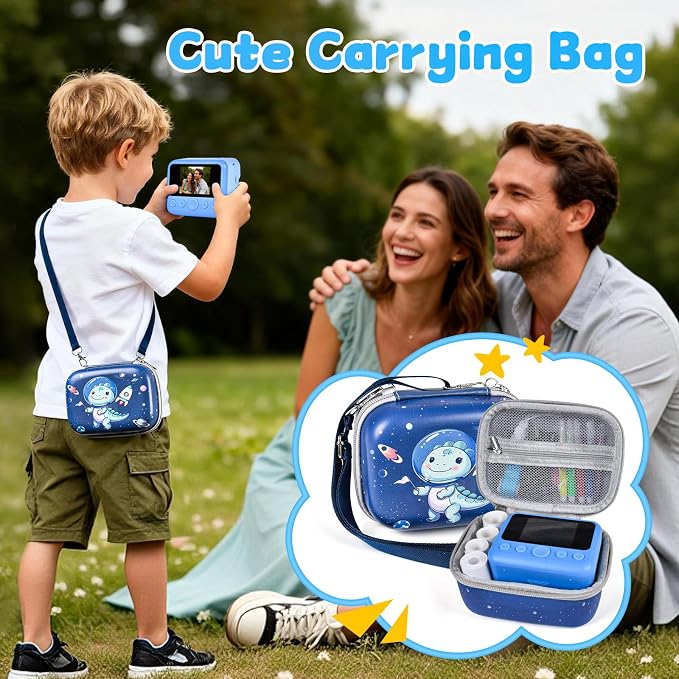 Kids Instant Print Camera, 30MP 1080P HD Digital Camera
