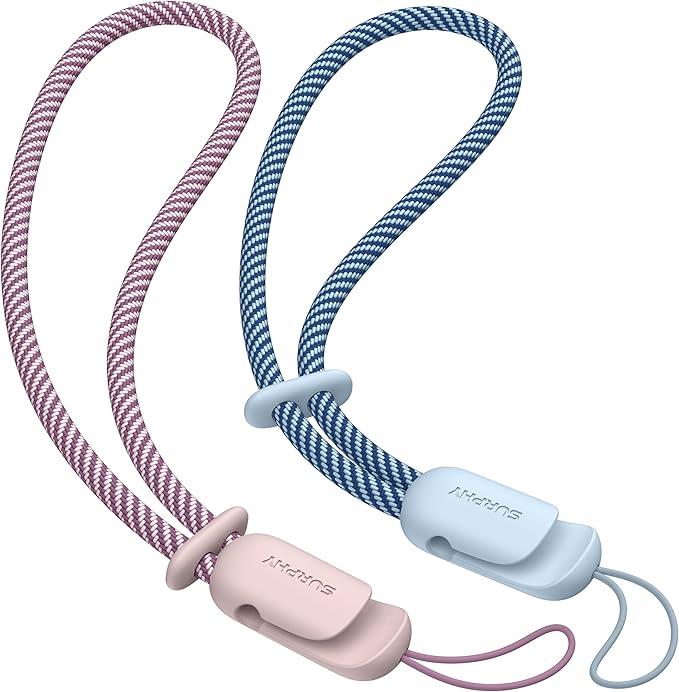 SURPHY 2 Pack Phone Lanyard for Cellphone Case, Phone Wrist Strap for Case